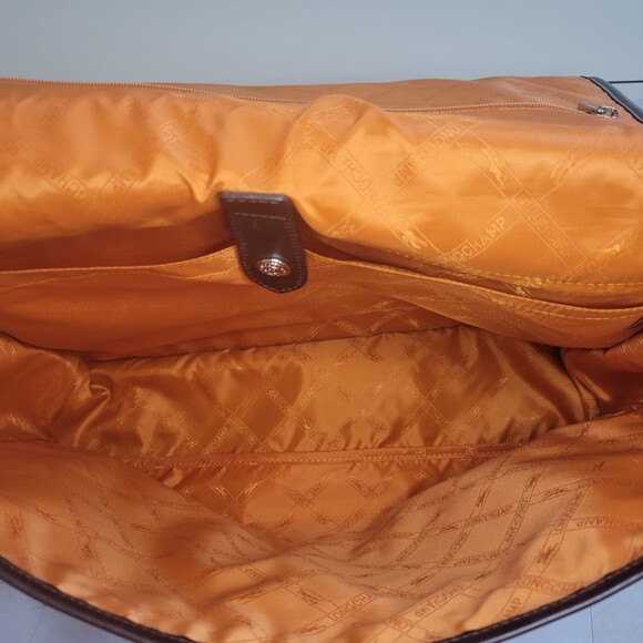 Longchamp Mocha Cavalier Medium Messenger Bag COA - Picture 9 of 15